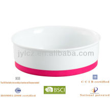 19cm pet bowl with silicone base